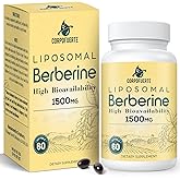 Corpofuerte Liposomal Berberine HCl 1500 mg - Berberine Supplement Activates AMPK - Supports Body Balance in Women and Men - Third-Party Tested for Purity