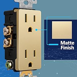 LIDER Matte Finish Decorator Receptacle with