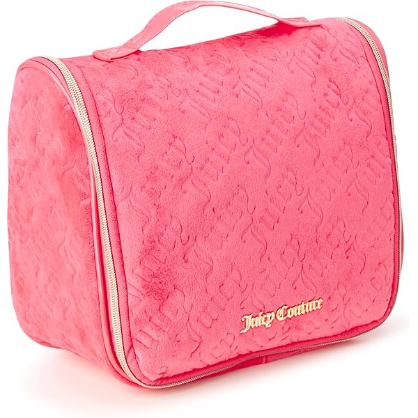 Amazon.com: Juicy Couture Pink Makeup Bag Cosmetics Organizer