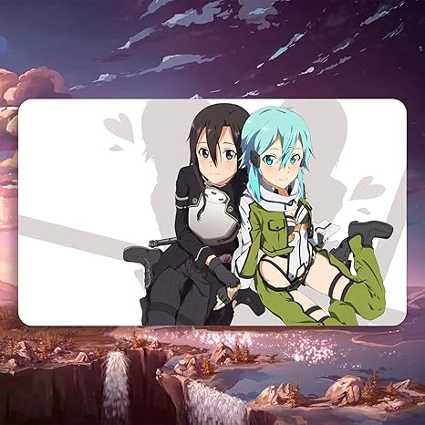 Amazon イエローアイランド カードゲームプレイマット 遊戯王 プレイマット プレイマット Sword Art Online ソードアート オンライン Sao 朝田詩乃 マウスパッド 収納ケース付き Tcg万能 アニメ 萌え カード枠なし 60cm 35cm 0 2cm トレカ 通販