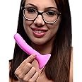 Strap U Pink Silicone Strap-On Dildo, Small