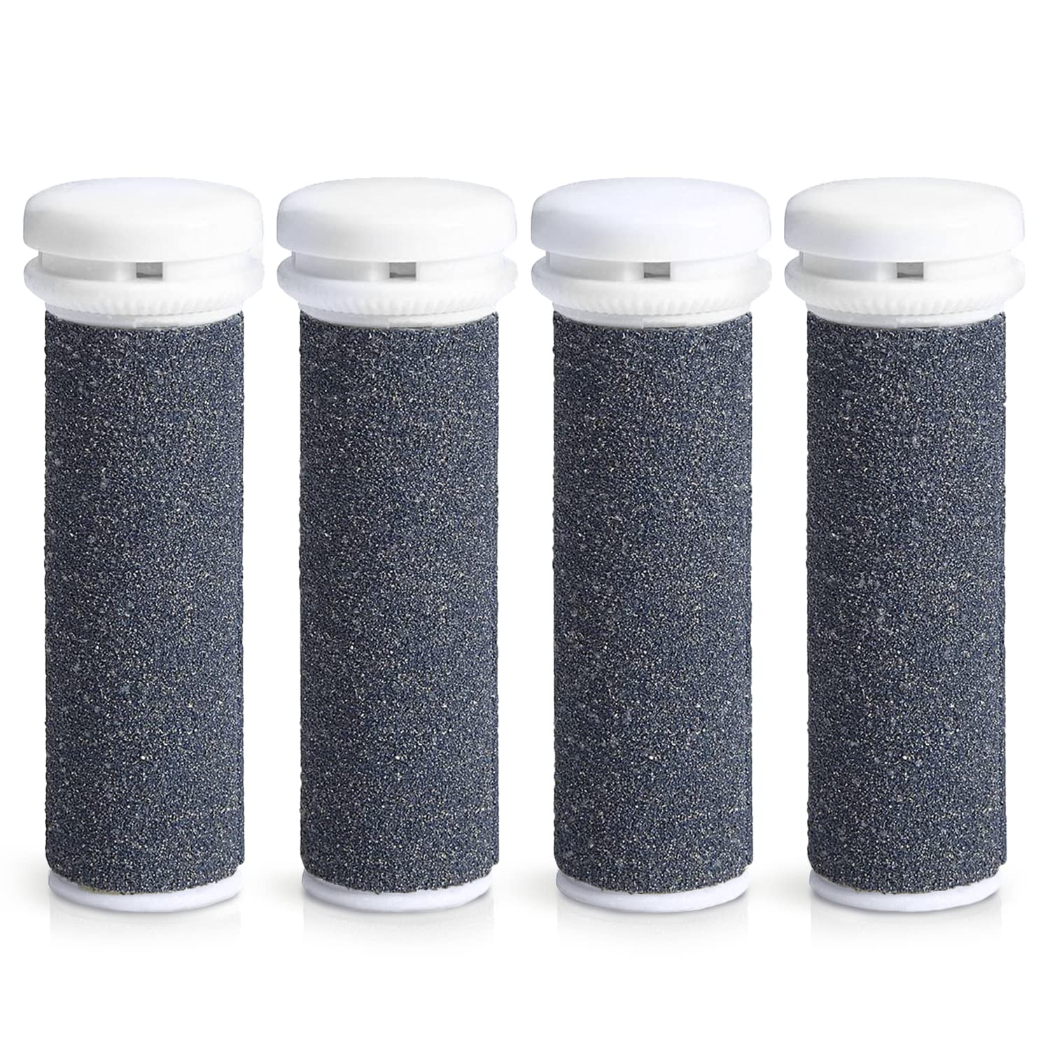4 x Super Coarse Micro Mineral Replacement Rollers Compatible with Emjoi Micro Pedi