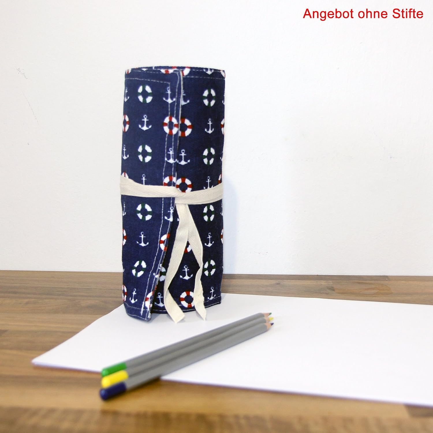 Roll-up Pencil Case for Coloured Pencils, Pencil Case, Pens Roll Pencil Case for Roll-up, Pencil Case Roll - Image 4