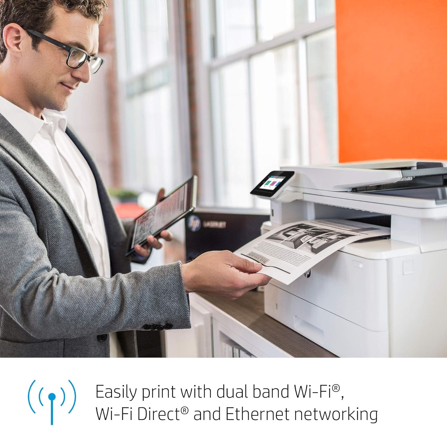 HP LaserJet Pro Multifunction M428fdw Wireless Laser Printer, Works with Alexa (W1A30A): Electronics