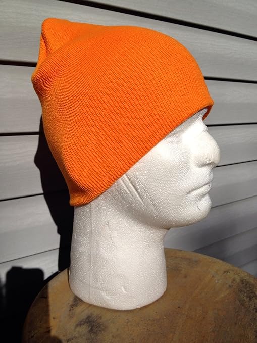 blaze orange winter hat