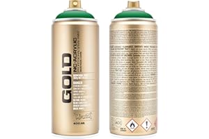 Montana Cans GOLD Spray Paint, 400ml, Shock Green