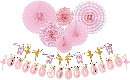 Amazon Com Ballet Cumpleanos Bailarin Suministros Para Fiesta De Bailarina De Baile De Bailarina Regalo De Bebe Nina Bailarina Guirnalda Para Fiesta De Cumpleanos Decoracion Bailarina Cumpleanos Fiesta Decoracion Decoracion Health Personal