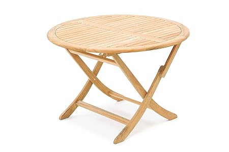 Belardo Klapptisch Rivula, Braun, Ø 110 x 75 cm