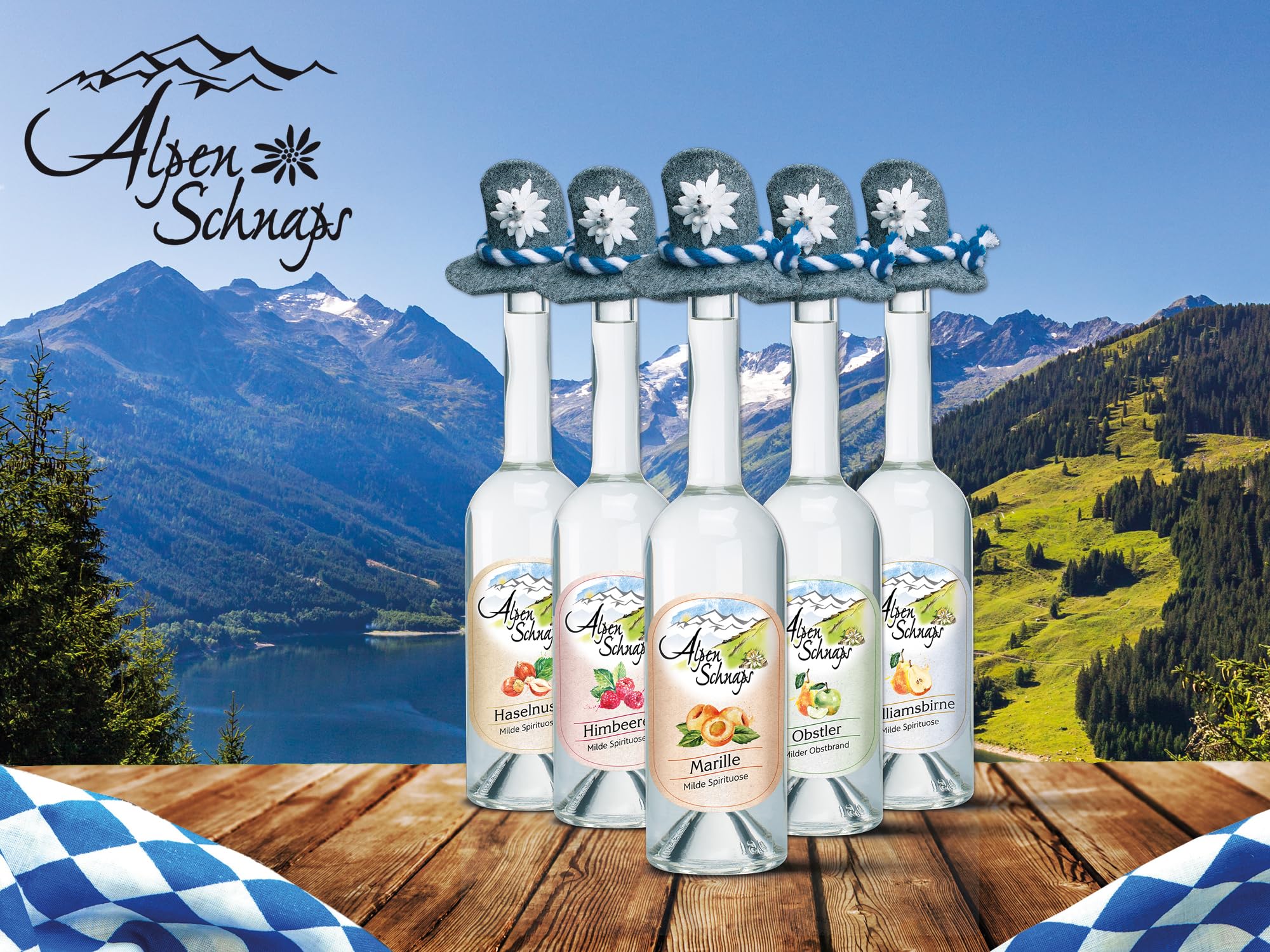 Alpenschnaps Steinbeisser Himbeere (1 L) – Milder, aromatischer Himbeerschnaps – Obstschnaps mit Rezeptur aus dem Alpenland – Schnaps für den Genuss nach dem Essen – 35 % Vol. 2