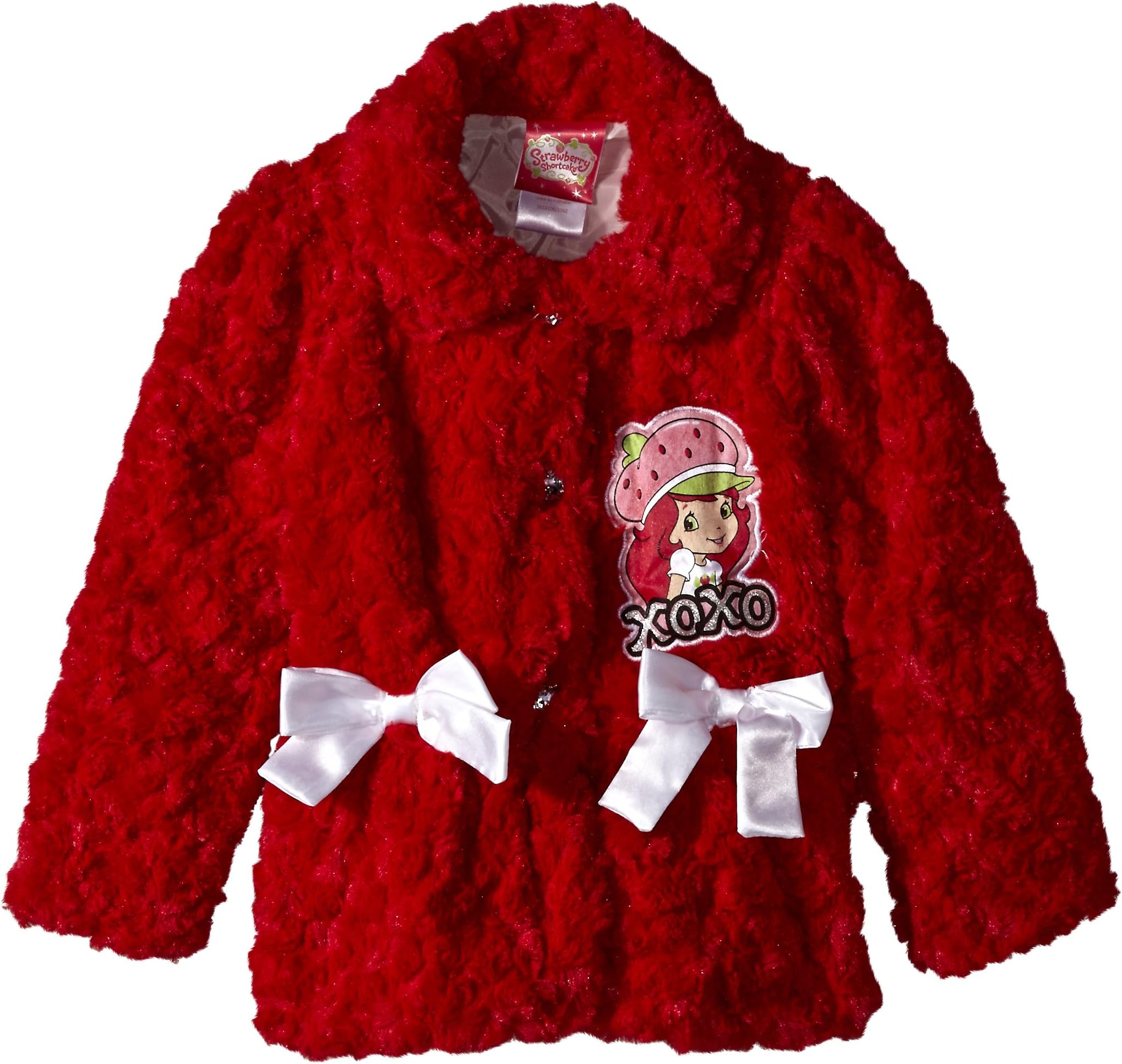 Strawberry Shortcake Girls' Fuzzy Jacket