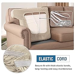 H.VERSAILTEX Stretch 3 Piece T Cushion Sofa