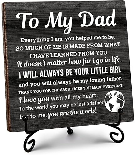 Regalo Personalizado Del Día Del Padre A4 / Regalo Para Papá / Amor Por