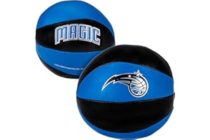 Franklin Sports NBA Orlando Magic Toy Basketballs - 2 Pack of Kids Soft Mini Basketballs for Over The Door + Indoor Hoops - NBA Fan Shop Kids Soft Toy Balls - (2) Mini Balls Included