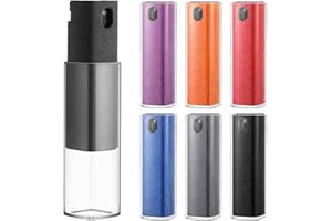 LOYIM 6 Pcs Screen Cleaner Spray and Wipe 2 in 1 Touchscreen Mist Cleaner Tool Empty Portable Mini Screen Cleaner Bottle Spray for Phone Laptop Screen Computer Cleaner Accessory(Vivid Color)