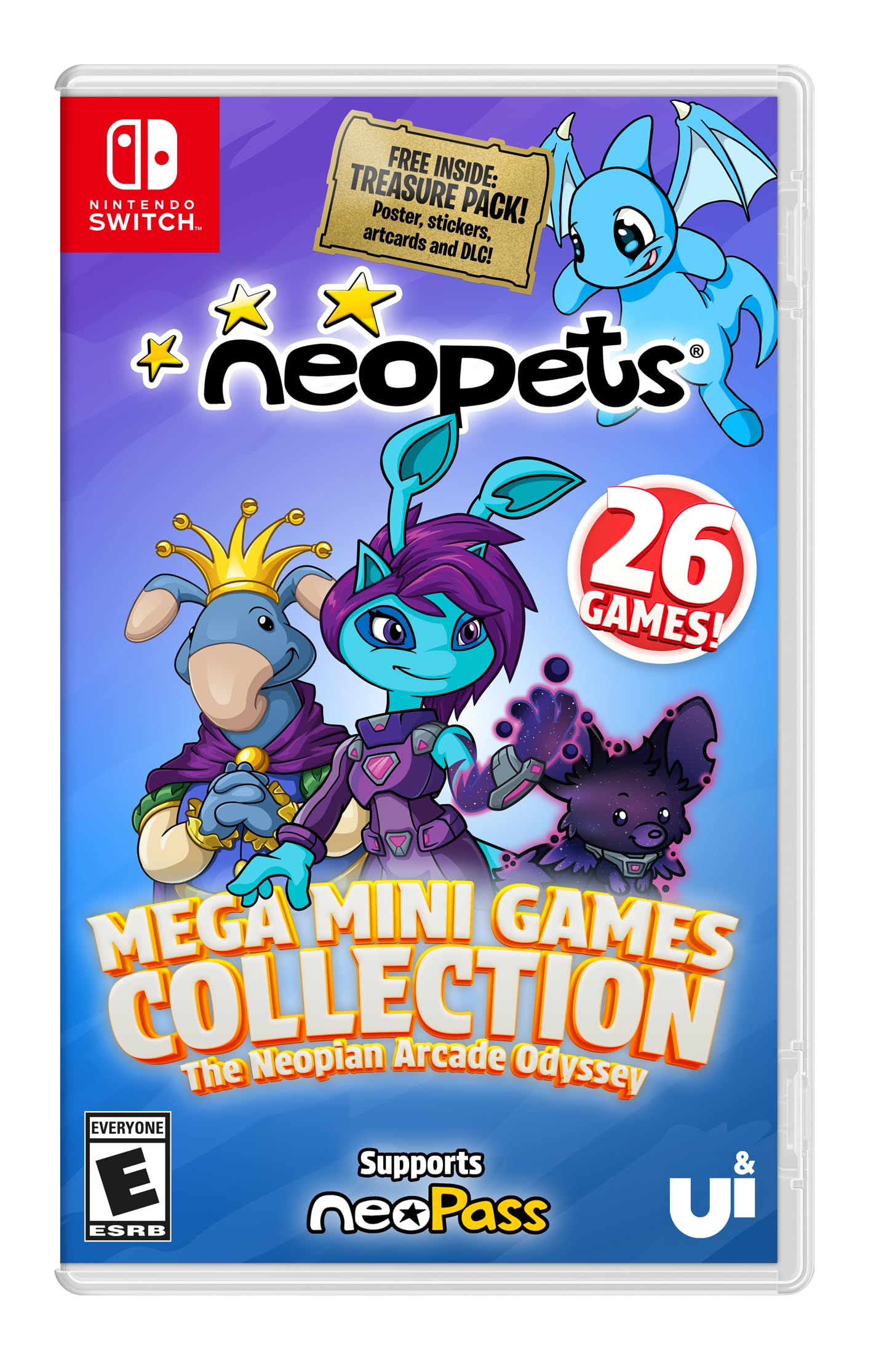 Neopets - Mega Mini Games Collection - The Neopian Arcade Odyssey - Nintendo Switch
