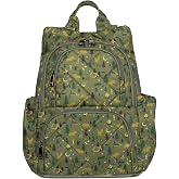 Lug Hatchback 3 Backpack for Women &ndash; Lightweight Travel Bag with RFID Protection and Multiple Pockets, Water-Resistant Durable Material &ndash; Camp Green