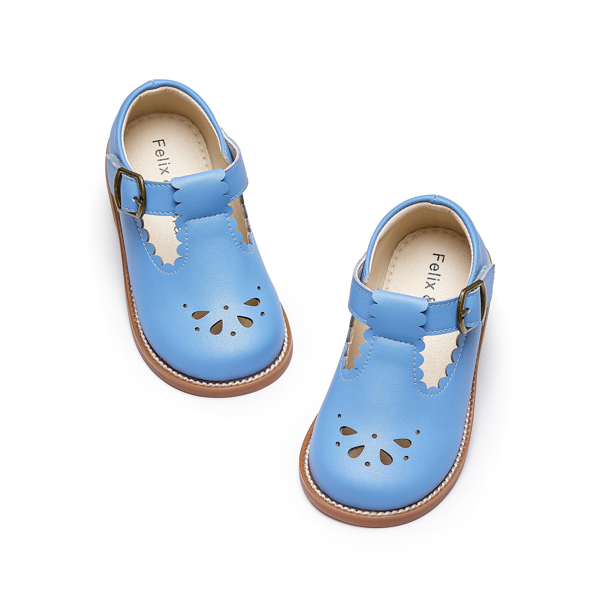 Felix & Flora Toddler Little Girl Blue Mary Jane