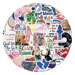 LTZSTONE Megan Moroney Stickers 55pcs Decals for