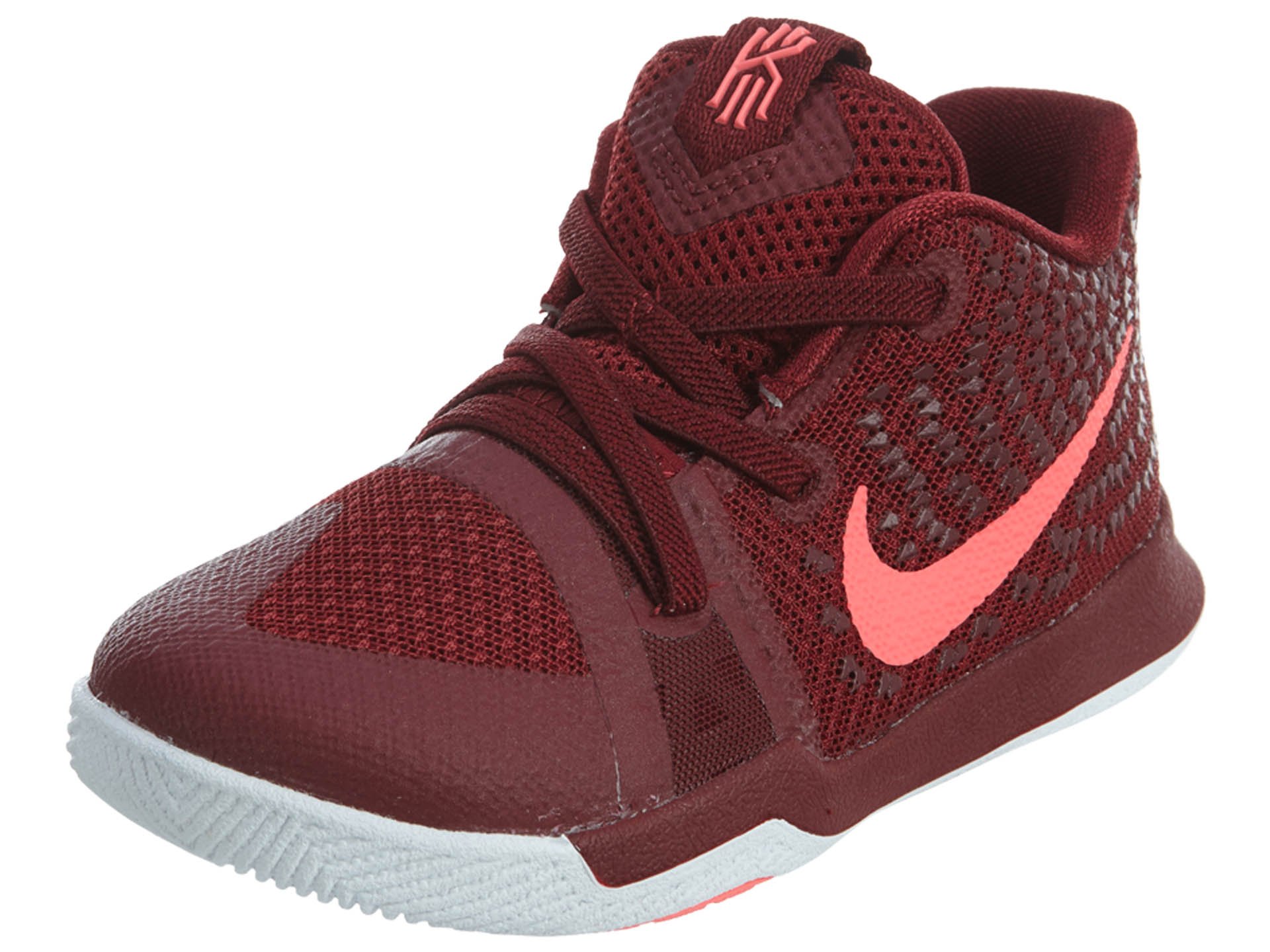 Kyrie Toddlers Shoes Team Red Hot Punch White 869983