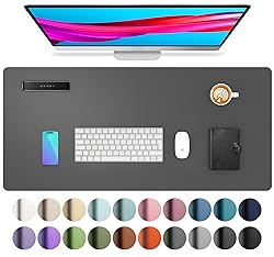 Aothia Leather Desk Pad Protector, Mouse
