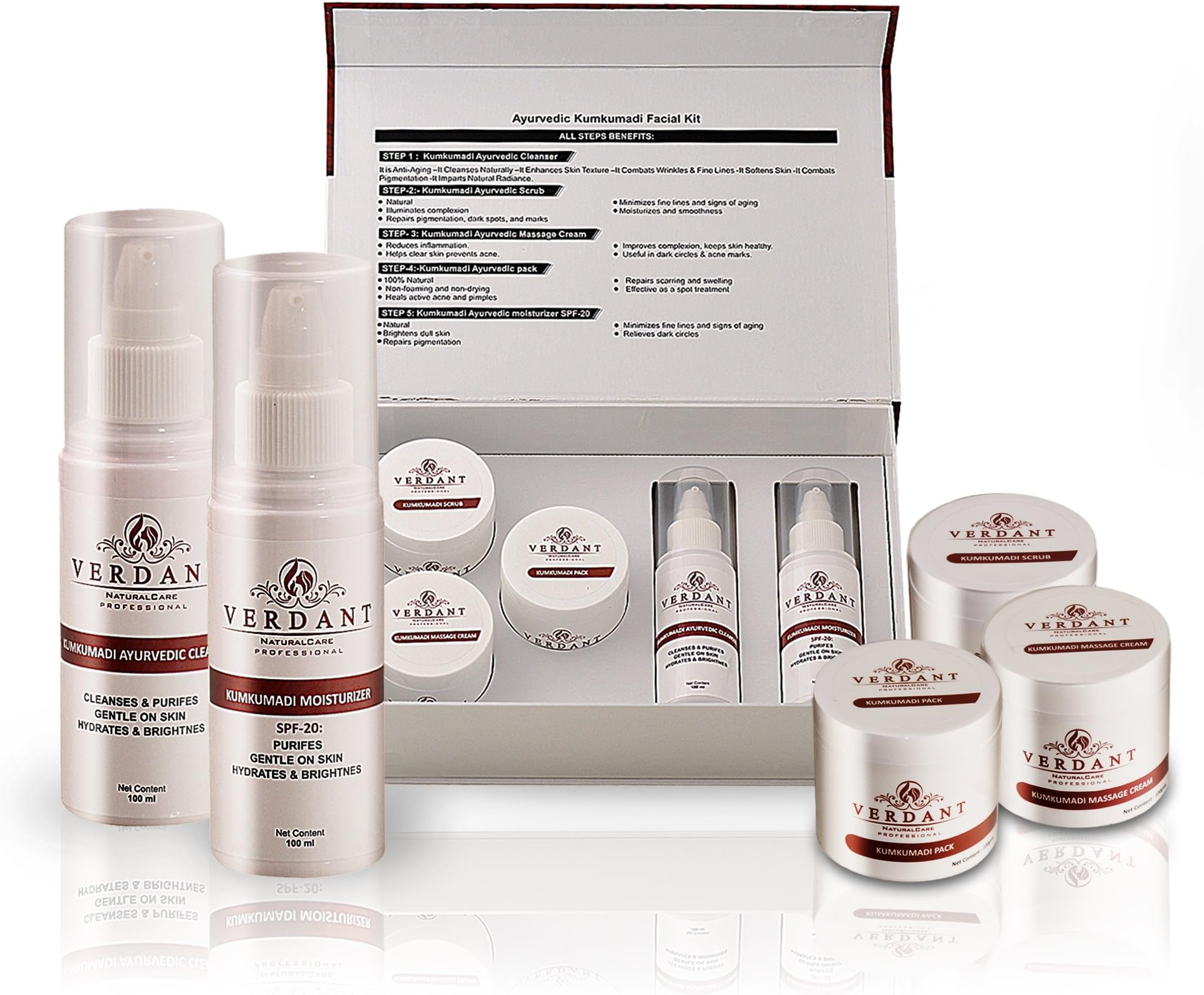 Verdant Ayurvedic Kumkumadi Facial Kit, 500g