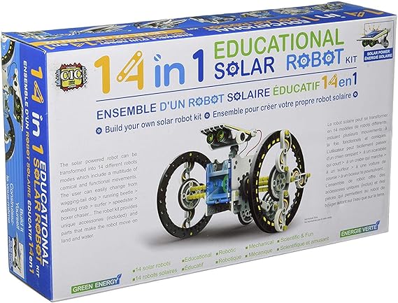 build your own solar robot 14 in 1