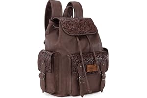 Wrangler Backpack Purse for Women Men Anti-theft Travel Bags WG12-9110BCF