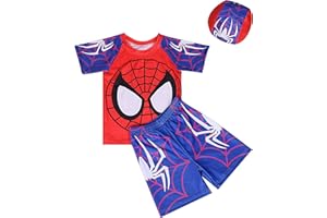 YGHEART Toddler Boys Two Piece Swimsuit Kids Swim Set Short Sleeve Bathing Suit Trunks and Shirt