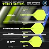 Winmau Fusion Integrated Flight and Shaft System No.2 Yellow Intermediate view 2