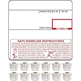 CĀS LST-8040 Printing Scale Label, 58 x 60 mm, UPC/Safe, 12 Rolls per Case, CĀS Scale Labels 8040, Guaranteed Quality, Try It!.