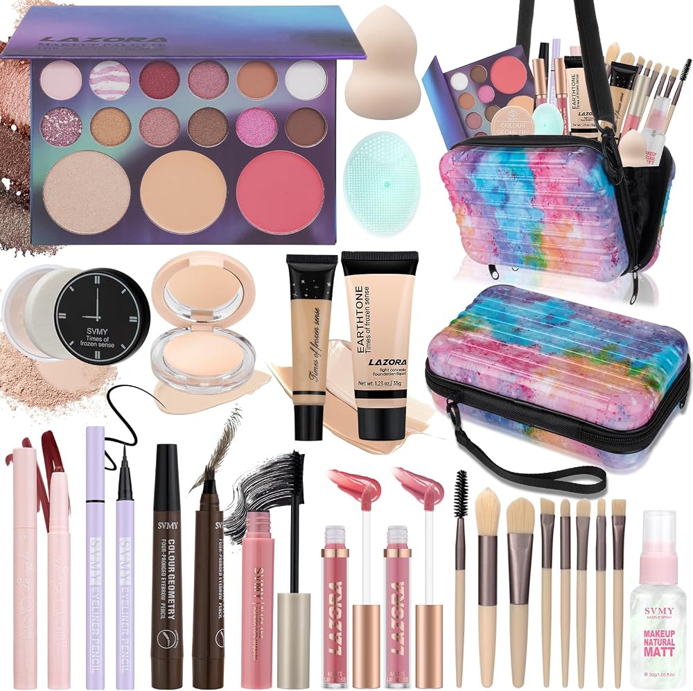 Makeup Kit for Teens Makeup Gift Set for Beginners Teenager Makeup Sets Travel Makeup Kits for Teenagers Girls 14-16 Make Up