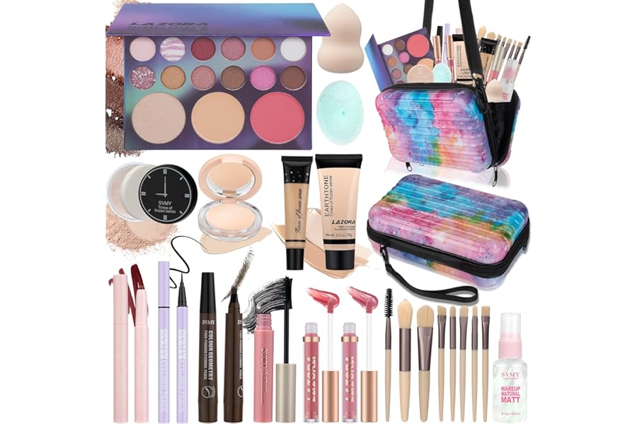 Makeup Kit for Teens Makeup Gift Set for Beginners Teenager Makeup Sets Travel Makeup Kits for Teenagers Girls 14-16 Make Up Kit for Teen & Girls