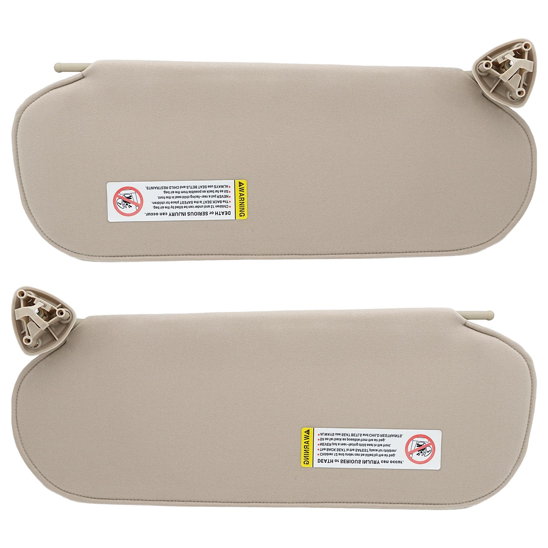 Photo 1 of LEVANLIGHT Left Driver & Right Passenger Side Sun Visor Gray Compatible with Chevy Express GMC Savana 1500 2500 3500 4500 1999-2019, Replaces# 84054688 84054695 20883004 25999923