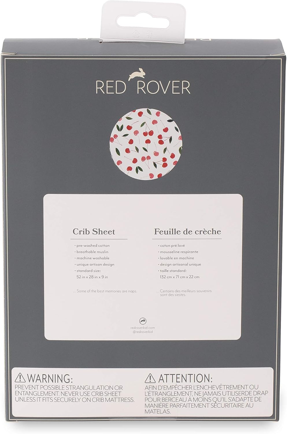 red rover cotton muslin crib sheets