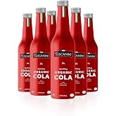 Tuscanini Authentic Organic Cola Soda 9.3oz (6 Pack) Naturally Caffeine Free, Elegant Glass Bottle, Great Tasting, Chemical Free