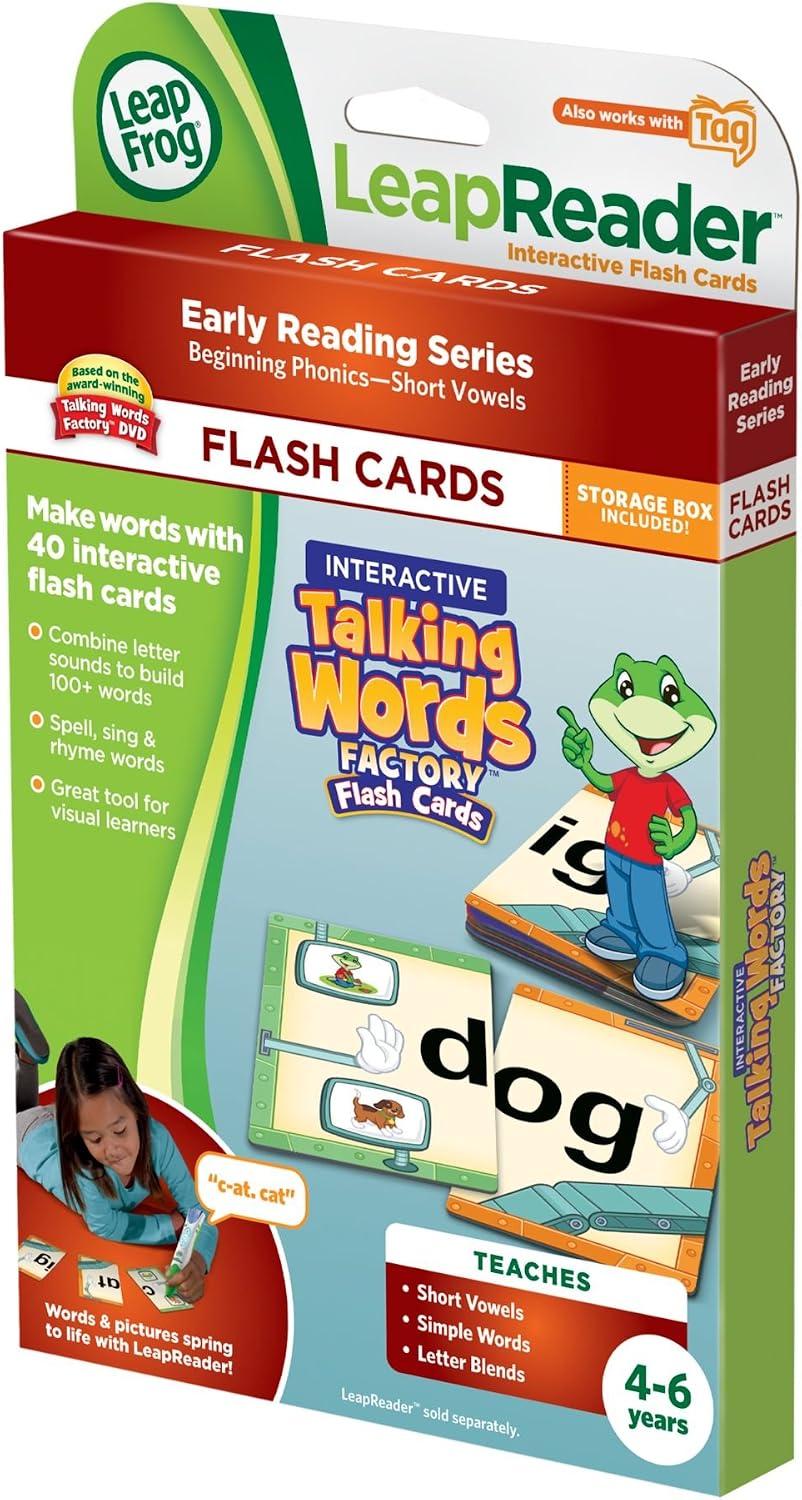 LeapFrog Tag Interactive Talking Words Factory Flash Cards - Image 4