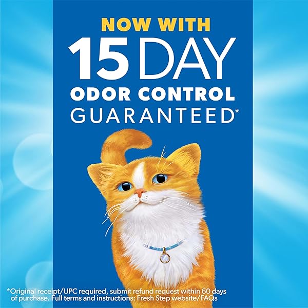FRESH STEP SIMPLY UNSCENTED CLUMPING LITTER, FRESH STEP UNSCENTED CAT LITTER WITH ACTIVATED CHARCOAL TECHNOLOGY, 14 LB. BOX