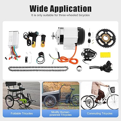 Brushless Motor Motor Kit For Wheel Bicycle LNUJIUN Electric