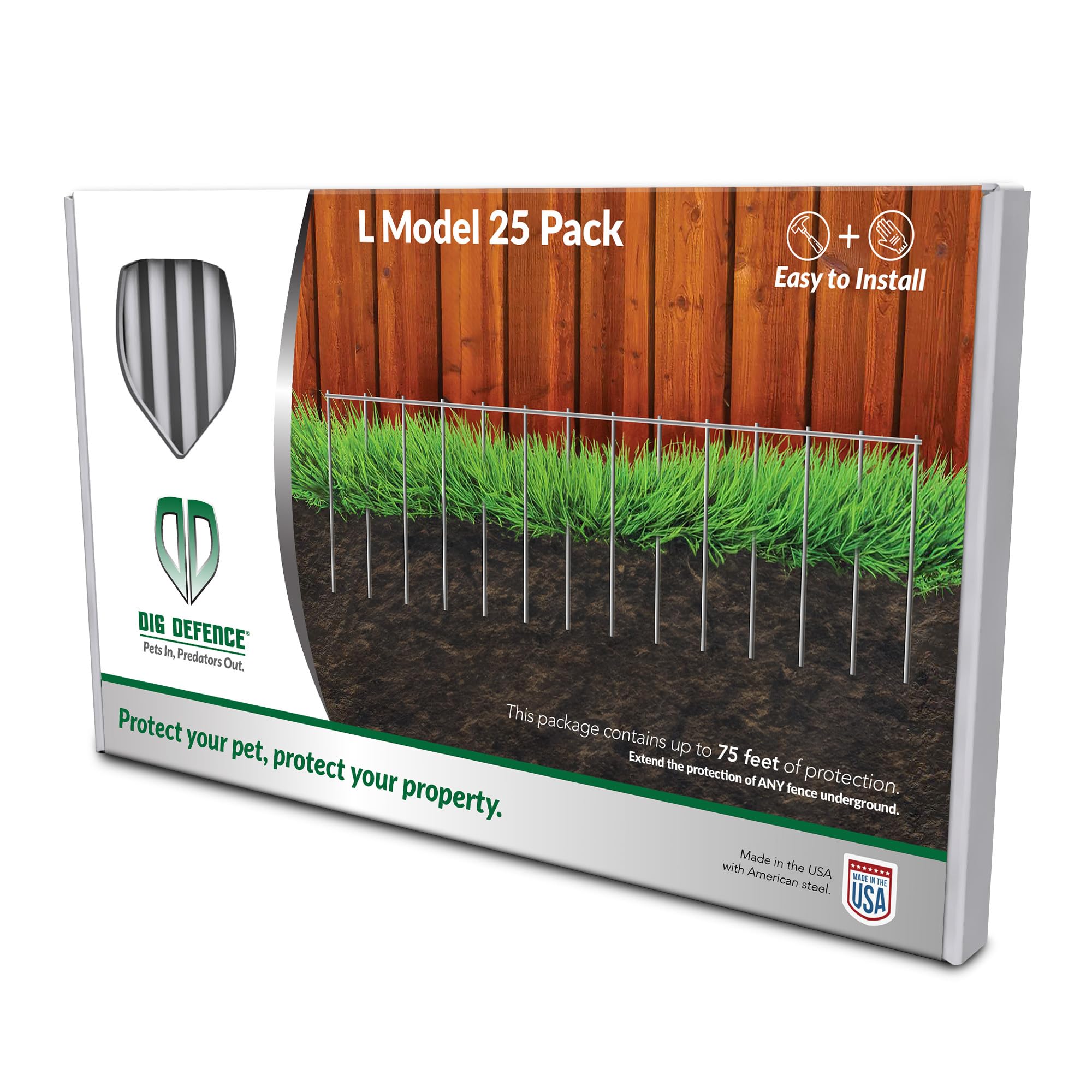 Dig Defence Original Animal Barrier Fence - Large