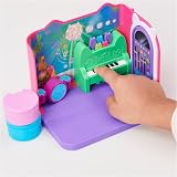 Gabby’s Dollhouse Groovy Music Room with Daniel James Catnip Figure Pink view 2