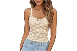 Avidlove Bralettes for Women Lace Spaghetti Strap Camisole Y2k Crop Tops Going Out Tank Tops