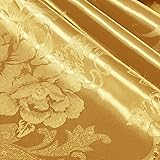 KKJIAF Satin Jacquard Fabric 3 Yards, 49" Wide