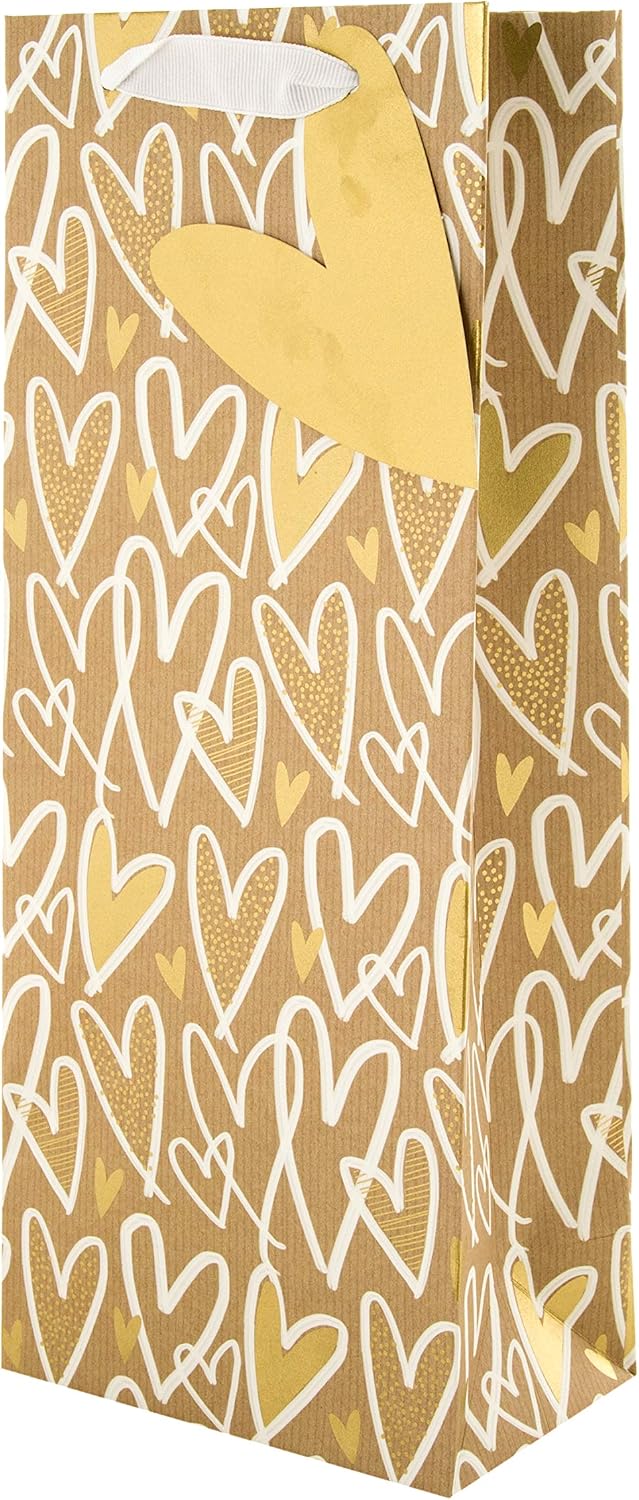 Multi-Occasion Bottle Bag from Hallmark - Kraft Hearts Design
