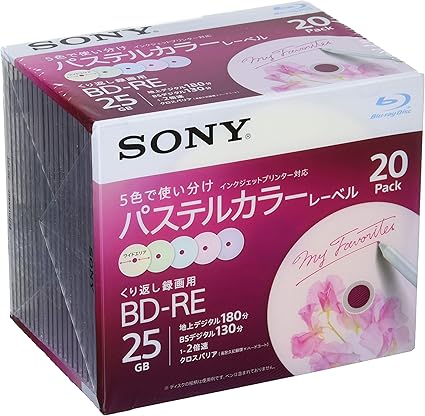 Amazon ソニー ビデオ用ブルーレイディスク bne1vjcs2 Re1層 2倍速 枚パック ソニー Sony 家電 カメラ