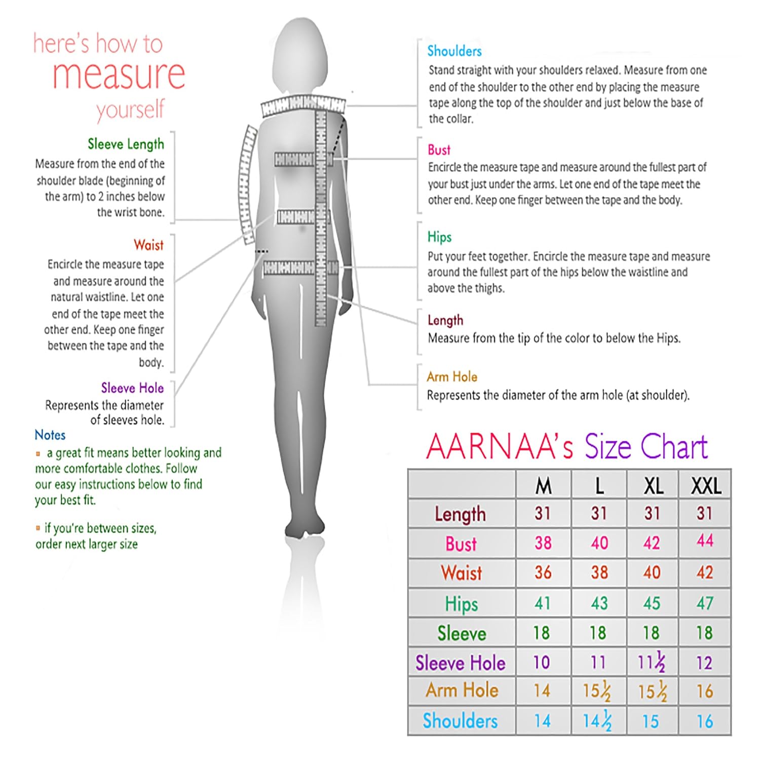 aarnaa women's muslin 3/4th sleeve mandarin collar kurti (art01_15)