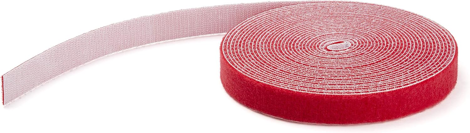 StarTech.com 50ft Hook and Loop Roll, Cut-to-Size Reusable Cable Ties