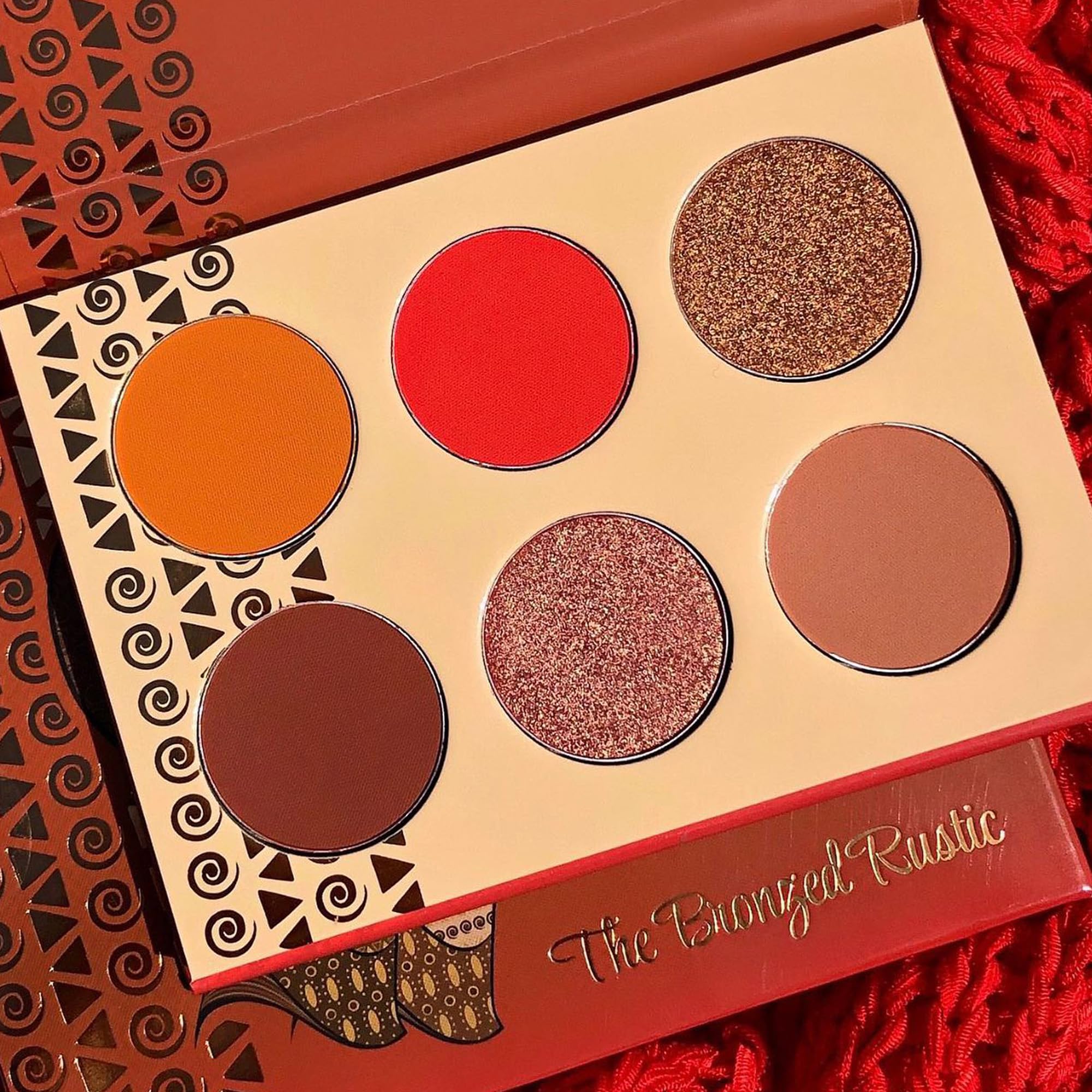 Juvia's Place Palette The Bronzed Rustic - Shades of 6, Professional Eye Makeup, Pigmented Palette, Makeup Palette for Eye Color & Shine