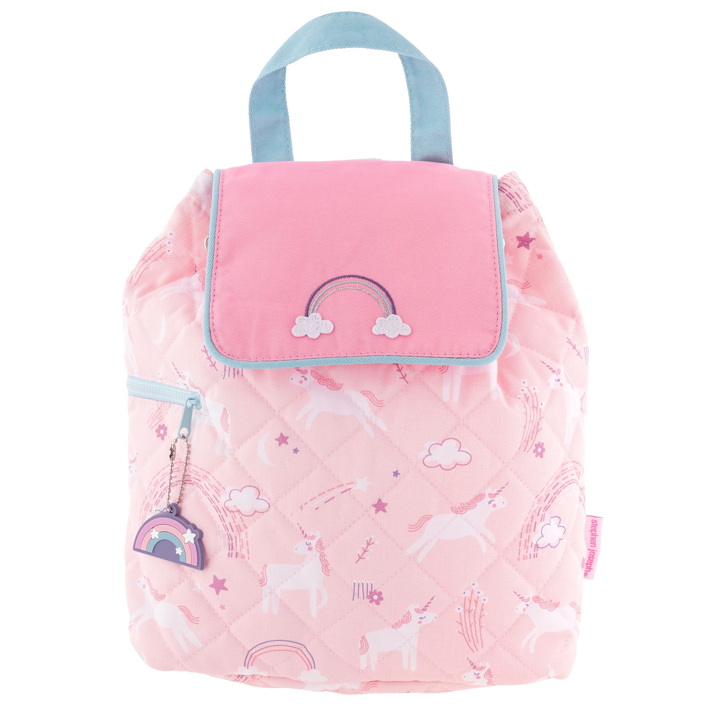 Stephen Joseph Kids' Unicorn Quilted Backpack, One Size