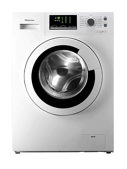 Hisense WFU6012 Waschmaschine FL / A++ /172,0 kWh/Jahr / 1200 UpM / 6 kg / 7990,0 L/Jahr / 360° Smart-Wash / weiß