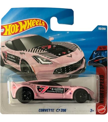 Amazon.com: Hot Wheels Barbie The Movie Corvette 4-Pack : Toys & Games